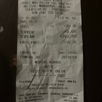 Promil Büfe (Antalya) Sigara Kart İle Ödemesi Komisyon