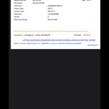 Sepaş Enerji Yanlış Fatura Ödedim