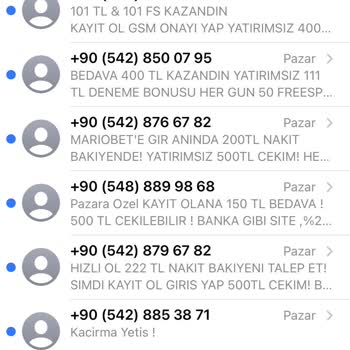 Turkcell Numara Taşıma Sonrası Bahis Mesajları