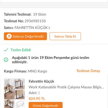 Trendyol Siparişim Teslim Edildi Görünüyor Ama Ben Tarafıma Teslim Edilmedi