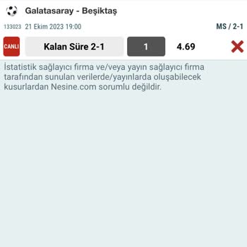 Nesine Kazanan Kuponum Kaybetti Gösteriyor