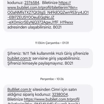 Bubilet Etkinlik Bittikten Sonra Bilet Oluşturup Para İadesi Yapmaması