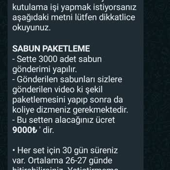 Paketlemeacentesi (Instagram) 350 TL Kapora İle Eve Paketleme