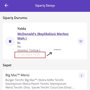 Getir Teslimat Süresinin 2 Katı Geçmesi
