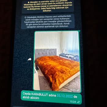 Gündoğdu Mobilya Satın Alınan Ürünle İlgili Servis Sorunu