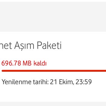 Vodafone Paket Aşım Ücreti Hatası