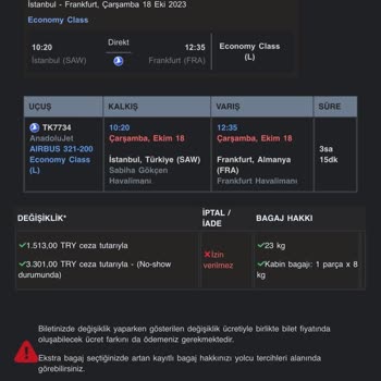 Türk Hava Yolları Mağduriyet