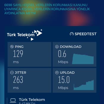 Türk Telekom Mobil Veri İnternet Evde Çok Kötü