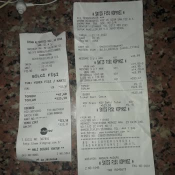 Kim Market K** Marketten Ticket İle Yapılan Ürünü Değişikliğini Talep Ediyorum