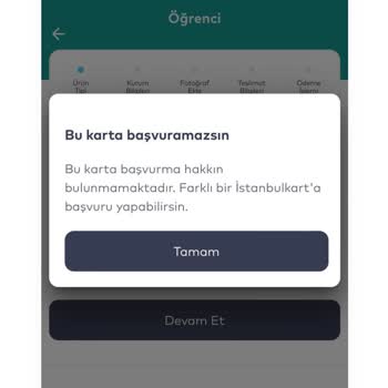 Öğrenci İstanbulkart Çıkarma Hatası