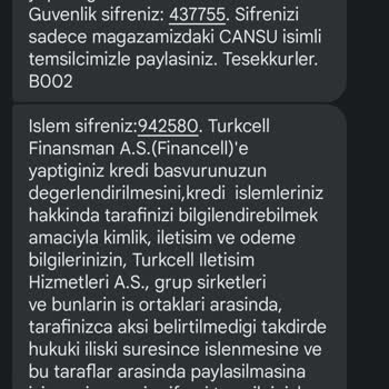 Turkcell Financell Kredi Başvurusu Hakkında Şikayet...