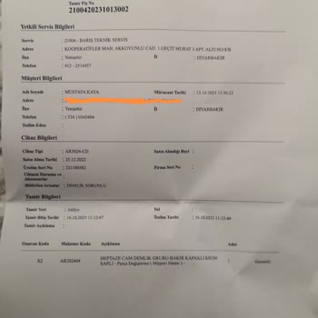 Arzum Çaycı Heptaze Ar3024 Demlik Camı Kırıldı.