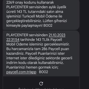 Paycell Hesabımda Para Çekildi
