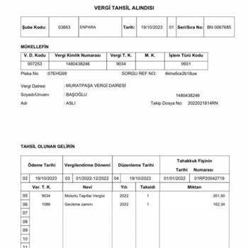 Gelir İdaresi Başkanlığı Sistemden Düşmeyen MTV Vergisi