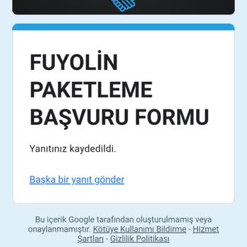 F U Y O L İ N Evde Paketleme