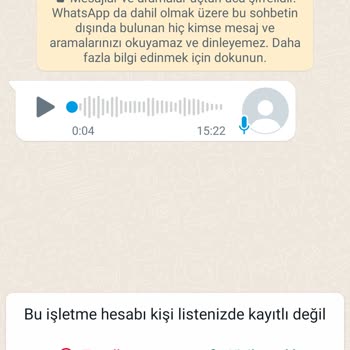 WhatsApp Yurt Dışı Sesli Mesaj