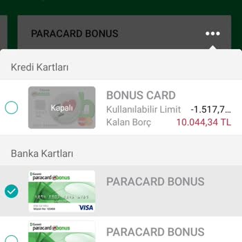 Garanti BBVA Mobil Bankacılıkta Silinmeyen Kart