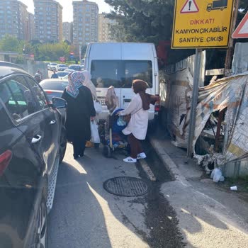 İBB - İstanbul Büyükşehir Belediyesi Yaya Kaldırımı Yok