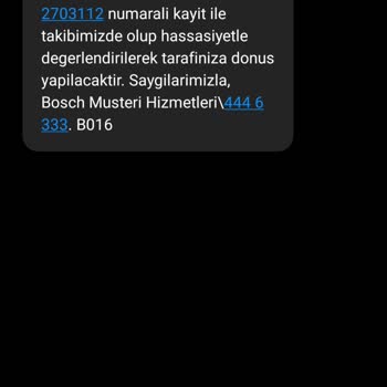 Bosch İade Ettiğim Ürünün Ücretini Bir Aydır Göndermiyor.