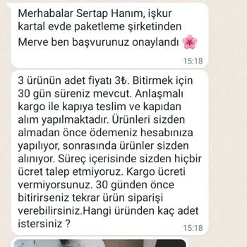 Kartal Paketleme Firmasına IBAN Açık Adres Bilgilerimi Verdim İş İçin