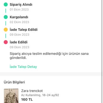 Dolap Trendyol Ekspres Kargo