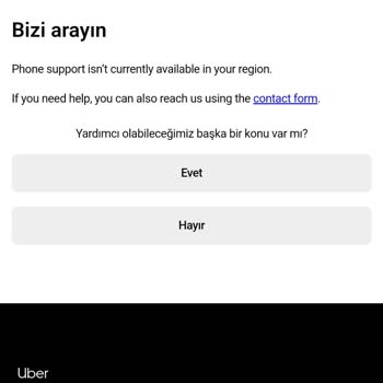 Uber Ve Sürücüsü Haksız Talep Etti İptal Edemedim