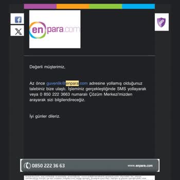 Enpara Şirketim SWİFT Transferi Gerçekleşmedi İade Gelmedi