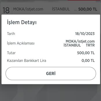Moka İstanbul Jet Tarafından Onaysız Para Çekilmesi