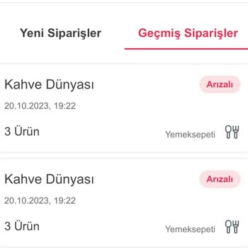 Yemeksepeti Para İadesi Sorunu