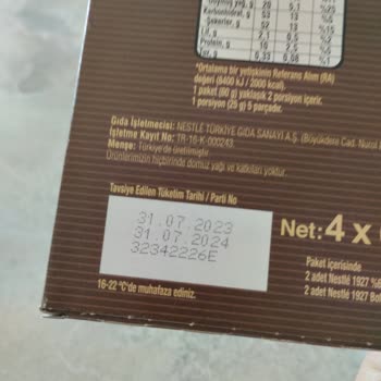 Nestle Bozuk Ayıplı Ürün