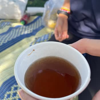 Fuse Tea İçinde Tüysü Yüzen Yabancı Madde