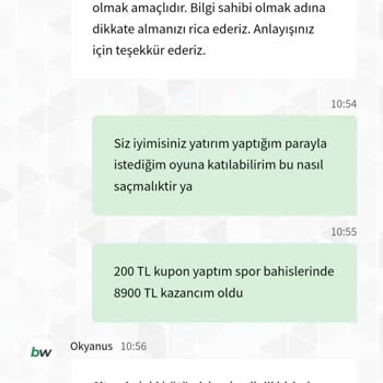 Betwoon Bakiyemi Sıfırladı Sorunun Çözülmesini İstiyorum