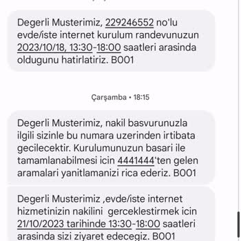 Türk Telekom Nakil İşlemleri Mağduriyeti