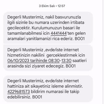 Türk Telekom Nakil İşlemleri Mağduriyeti