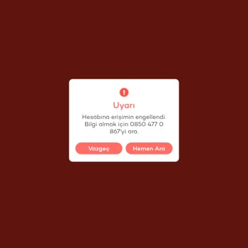 Tosla Hesabım Erişim Engelli Yedi