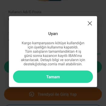 Dolap'tan Ürün Al Hesabın Silinsin, 300 TL'ye Ürün Sat 400 Kargo Farkı İstesin