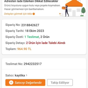 Kaytika Sorunlu Ürün Satmak