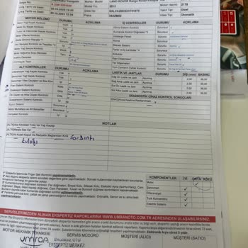 Umran Oto Ekspertiz Diyarbakır Yenişehir Şanzıman Sorunsuz Denildi.