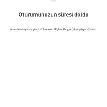 Vodafone Happy Oturum Süresi Sorunu