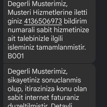 Türk Telekom Müşteri Hizmetleri Hatası