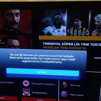 TOD Tv Tod Android TV İzleme Sorunu