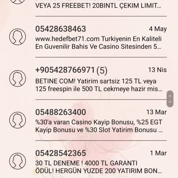 Turkcell Bahis Mesajları Geliyor İzinsiz
