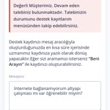 TurkNet Oim Üzerinden Destek Kaydı Oluşturamıyorum