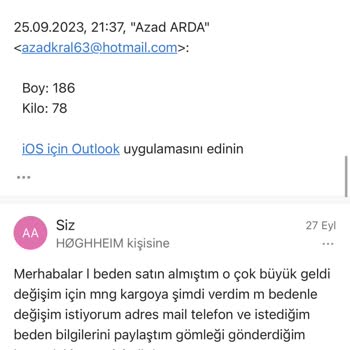 Hoghheim Yanlış Adrese Gönderildiği İçin Kaybolan Sipariş