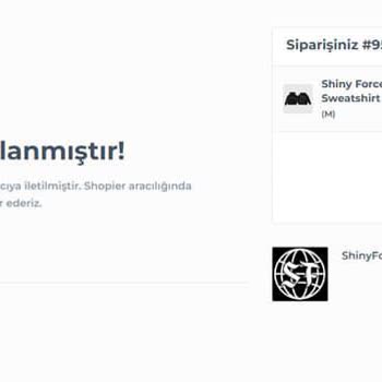 Shiny Force Siparişim Hala Kargoya Verilmedi