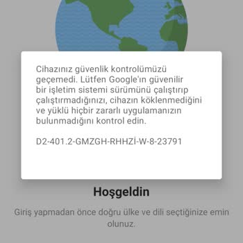 McDonald's Uygulamasına Giremiyorum Güvenlik Hatası Veriyor