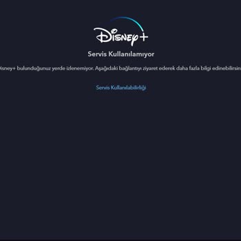 Disney Plus Servis Kullanılmıyor Hatası