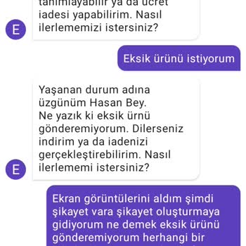 Getir Kafalarına Göre Eksik Getirilen Sipariş!