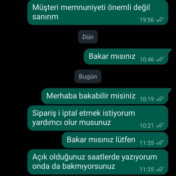 By Sadem Mesajlara Geri Dönüş Yapılmıyor