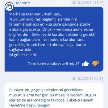 TurkNet'in Yasal Süre İçerisinde İnterneti Bağlamaması